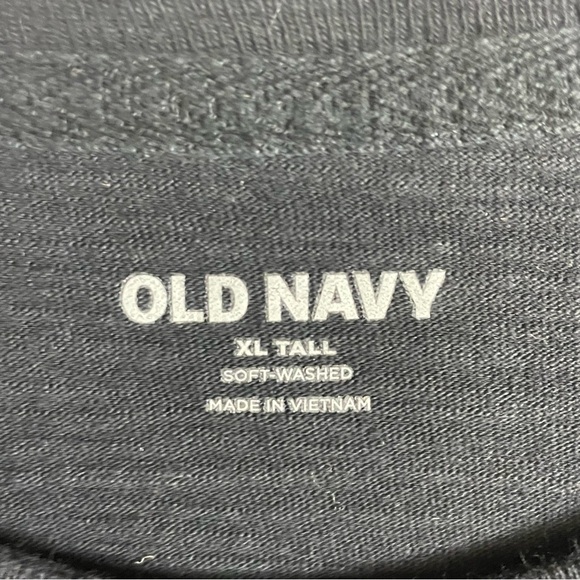 2 Old Navy XL Tall Soft Washed Tee Shirts- Black and Pink- Size XL Tall - Picture 11 of 13